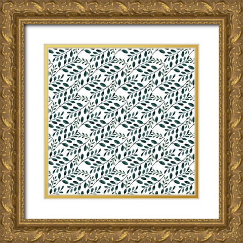 Sweet Hearts Collection H Gold Ornate Wood Framed Art Print with Double Matting by Popp, Grace