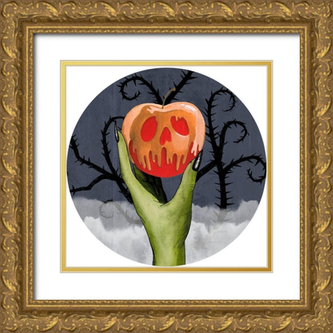 Spooky Night Collection C Gold Ornate Wood Framed Art Print with Double Matting by Popp, Grace