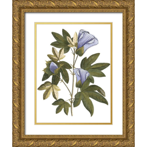 Lavender Floral II Gold Ornate Wood Framed Art Print with Double Matting by Vision Studio