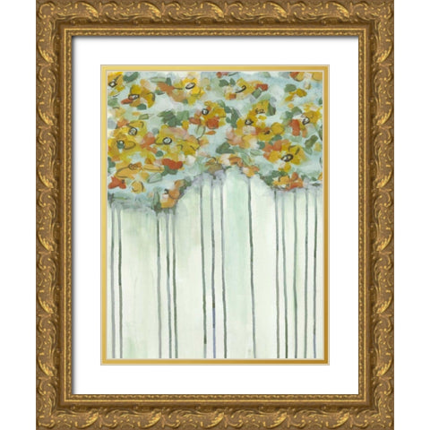 Lisas Garden I Gold Ornate Wood Framed Art Print with Double Matting by McMullen, Charles