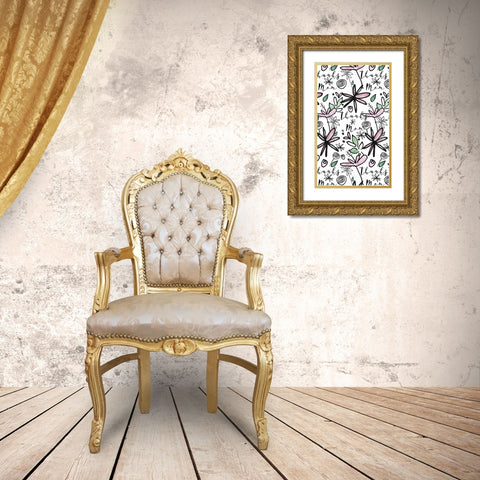 Got It From My Mama Collection E Gold Ornate Wood Framed Art Print with Double Matting by Sizemore, Natalie