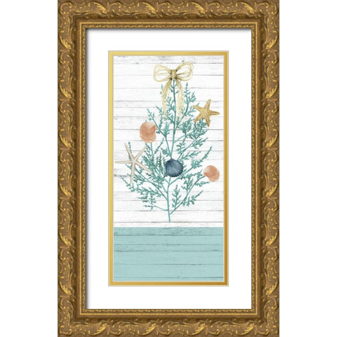 Seas And Greetings Collection B Gold Ornate Wood Framed Art Print with Double Matting by Popp, Grace