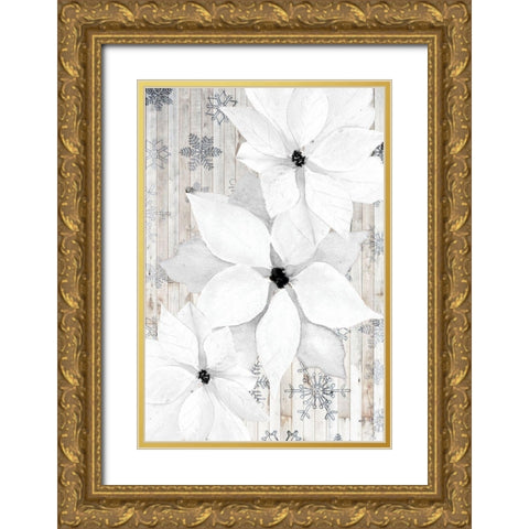 Sophisticated Christmas Collection F Gold Ornate Wood Framed Art Print with Double Matting by Popp, Grace