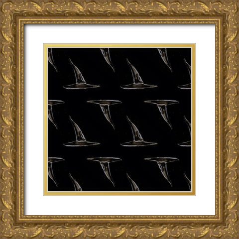 Witchy Mischief Collection G Gold Ornate Wood Framed Art Print with Double Matting by Parker, Jennifer Paxton