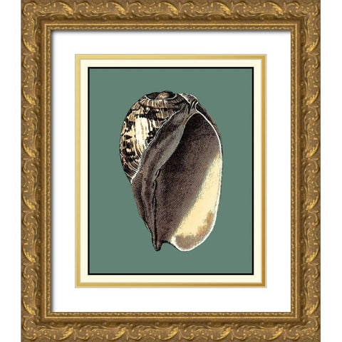 Oceans Treasure II Gold Ornate Wood Framed Art Print with Double Matting by Vision Studio