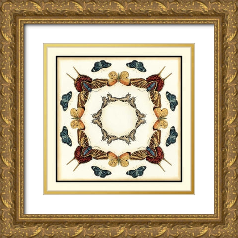 Butterfly Collector I Gold Ornate Wood Framed Art Print with Double Matting by Zarris, Chariklia