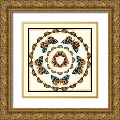 Butterfly Collector III Gold Ornate Wood Framed Art Print with Double Matting by Zarris, Chariklia