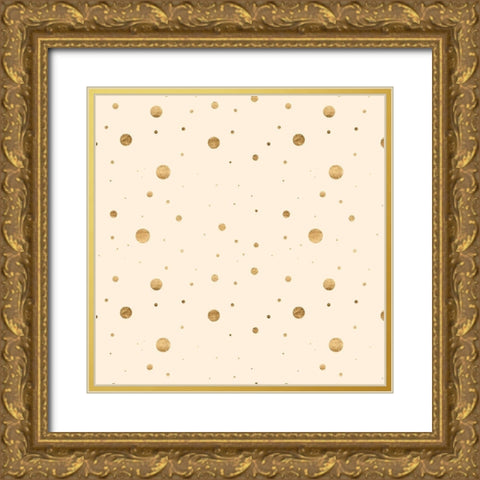 Gilded Shamrock Collection F Gold Ornate Wood Framed Art Print with Double Matting by Borges, Victoria