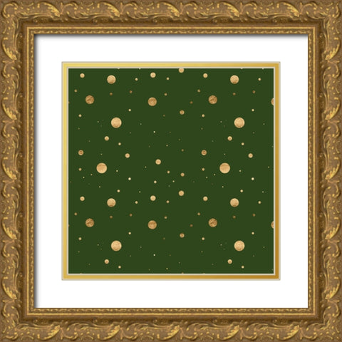 Gilded Shamrock Collection G Gold Ornate Wood Framed Art Print with Double Matting by Borges, Victoria