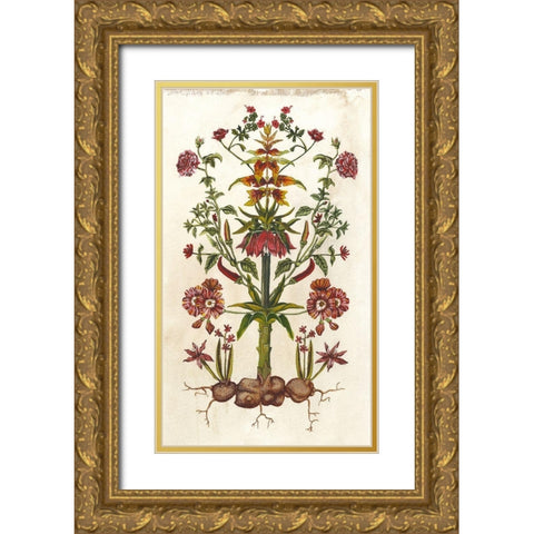 Botanical Hybrid I Gold Ornate Wood Framed Art Print with Double Matting by McCavitt, Naomi