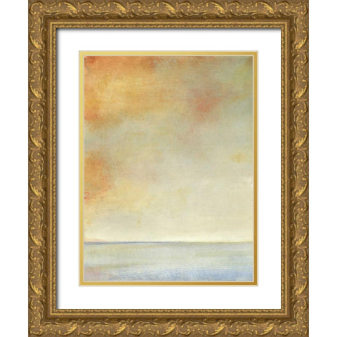 Tranquil I Gold Ornate Wood Framed Art Print with Double Matting by OToole, Tim