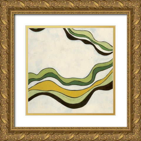 Bandeau I Gold Ornate Wood Framed Art Print with Double Matting by Vess, June Erica