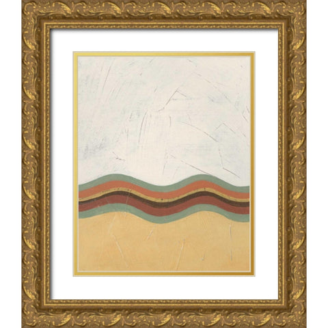 Demitasse III Gold Ornate Wood Framed Art Print with Double Matting by Vess, June Erica