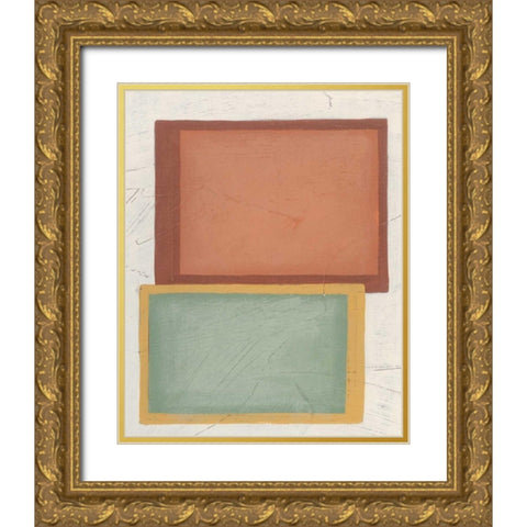 Demitasse VI Gold Ornate Wood Framed Art Print with Double Matting by Vess, June Erica