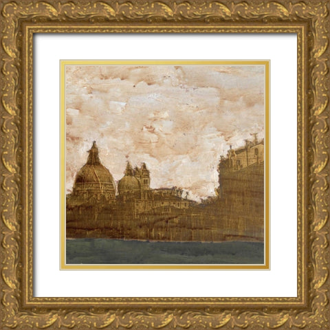 Venetian Holiday II Gold Ornate Wood Framed Art Print with Double Matting by Ludwig, Alicia