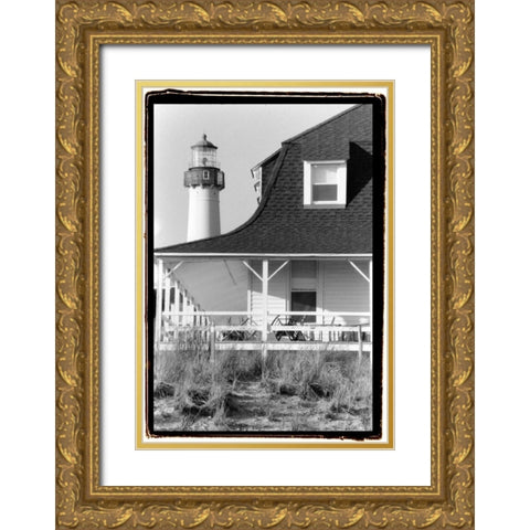 Cape May Afternoon II Gold Ornate Wood Framed Art Print with Double Matting by DeNardo, Laura