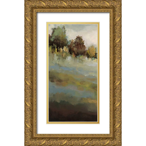 The Trail of Her Heart I Gold Ornate Wood Framed Art Print with Double Matting by Long, Christina