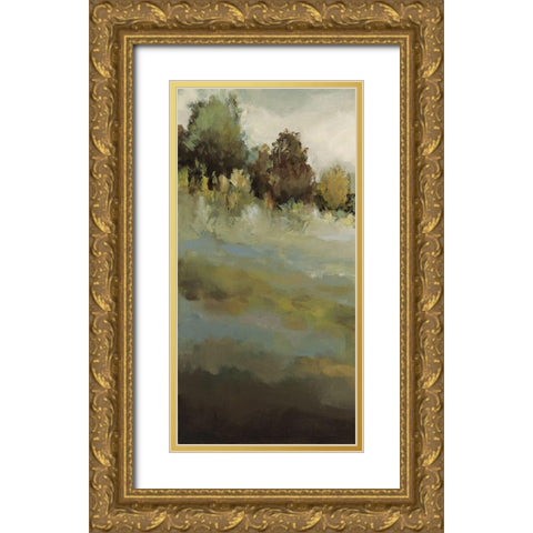 The Trail of Her Heart I Gold Ornate Wood Framed Art Print with Double Matting by Long, Christina