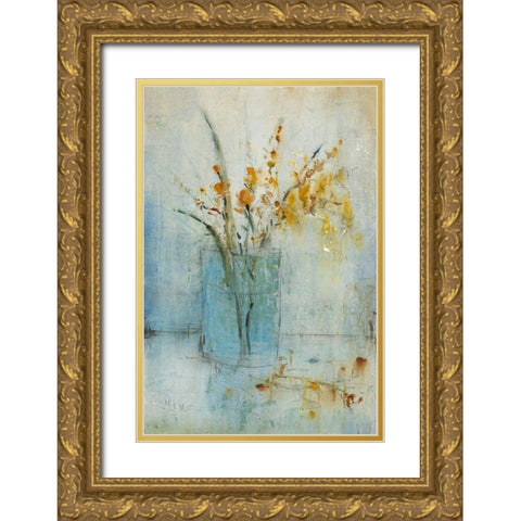 Blue Container II Gold Ornate Wood Framed Art Print with Double Matting by OToole, Tim