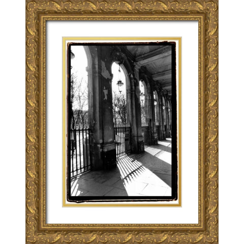 Parisian Archways II Gold Ornate Wood Framed Art Print with Double Matting by DeNardo, Laura