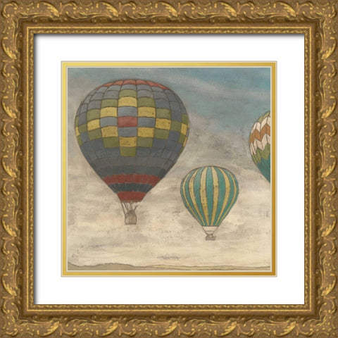 Up in the Air I Gold Ornate Wood Framed Art Print with Double Matting by Meagher, Megan