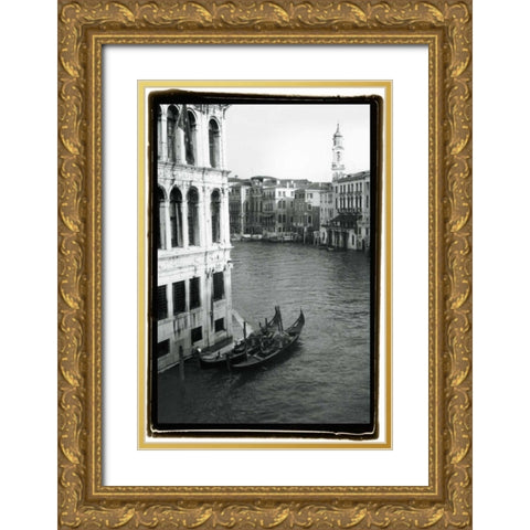 Waterways of Venice VI Gold Ornate Wood Framed Art Print with Double Matting by DeNardo, Laura