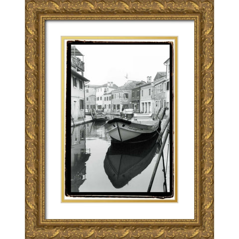 Waterways of Venice VIII Gold Ornate Wood Framed Art Print with Double Matting by DeNardo, Laura