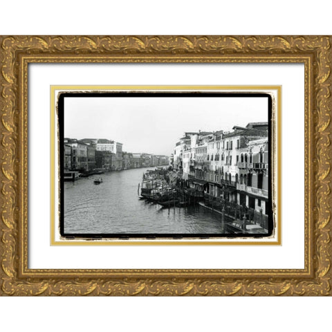 Waterways of Venice XIII Gold Ornate Wood Framed Art Print with Double Matting by DeNardo, Laura
