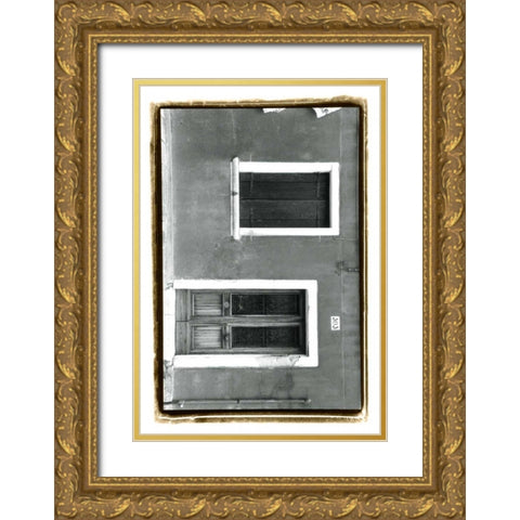 The Doors of Venice VIII Gold Ornate Wood Framed Art Print with Double Matting by DeNardo, Laura