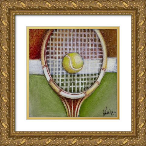 40 Love Gold Ornate Wood Framed Art Print with Double Matting by Harper, Ethan