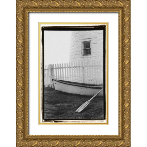 Ready For The Tide Gold Ornate Wood Framed Art Print with Double Matting by DeNardo, Laura