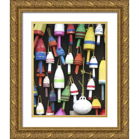 Northeast Harbor I Gold Ornate Wood Framed Art Print with Double Matting by Fagalde, Jarman