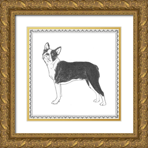 Best in Show I Gold Ornate Wood Framed Art Print with Double Matting by Meagher, Megan