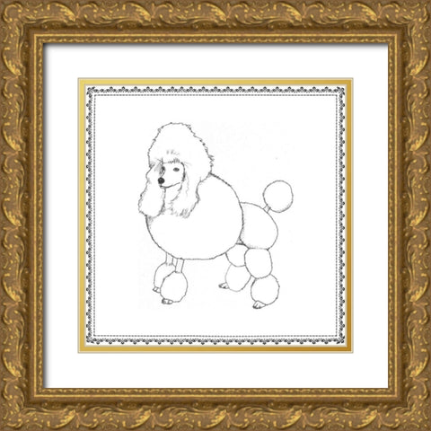 Best in Show III Gold Ornate Wood Framed Art Print with Double Matting by Meagher, Megan
