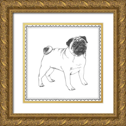 Best in Show VII Gold Ornate Wood Framed Art Print with Double Matting by Meagher, Megan