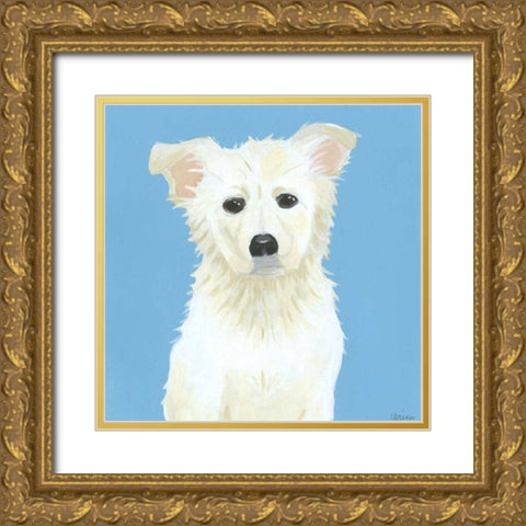 Booni Gold Ornate Wood Framed Art Print with Double Matting by Vess, June Erica