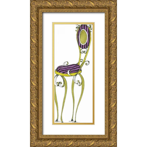 Wendy Gold Ornate Wood Framed Art Print with Double Matting by Goldberger, Jennifer