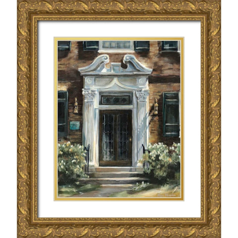Custom Monument Avenue Gold Ornate Wood Framed Art Print with Double Matting by Meagher, Megan