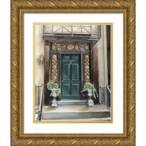 Custom Mulberry Street Gold Ornate Wood Framed Art Print with Double Matting by Meagher, Megan