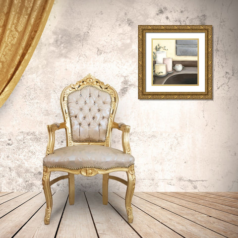 Spa Retreat II Gold Ornate Wood Framed Art Print with Double Matting by Meagher, Megan