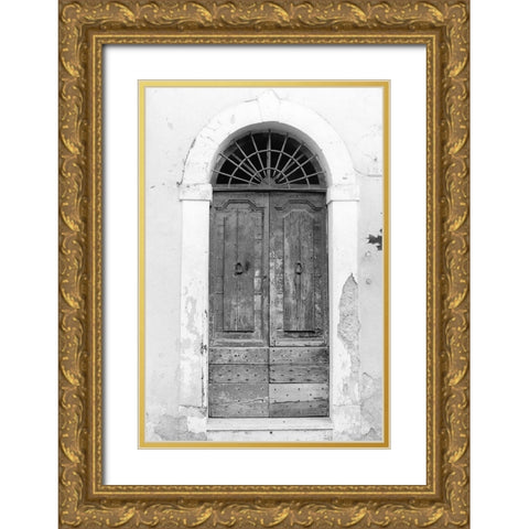 Enduring Gold Ornate Wood Framed Art Print with Double Matting by DeNardo, Laura