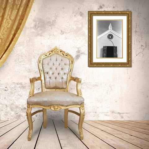 Bermuda Architecture I Gold Ornate Wood Framed Art Print with Double Matting by DeNardo, Laura