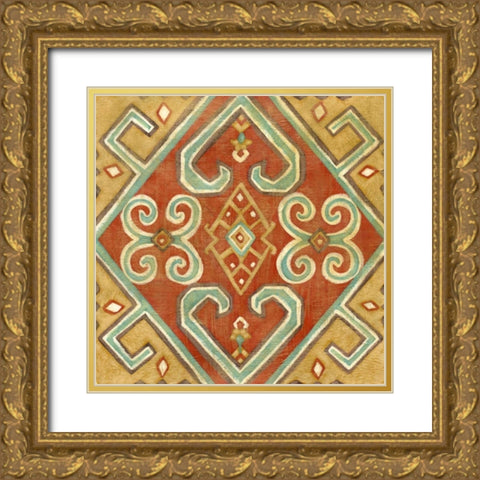 Small Turkish Spice II Gold Ornate Wood Framed Art Print with Double Matting by Zarris, Chariklia