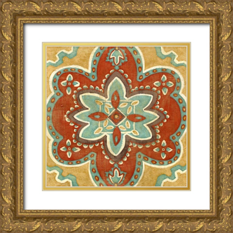 Small Turkish Spice III Gold Ornate Wood Framed Art Print with Double Matting by Zarris, Chariklia