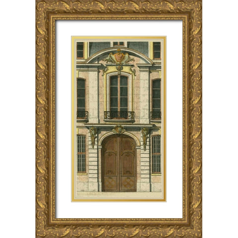 Elegant Entrance II Gold Ornate Wood Framed Art Print with Double Matting by Vision Studio