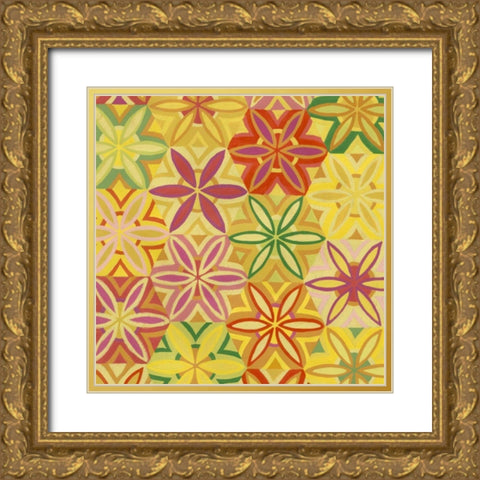 Sunny Day III Gold Ornate Wood Framed Art Print with Double Matting by Zarris, Chariklia