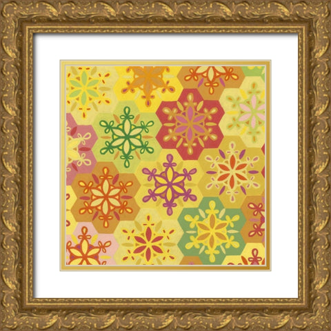 Sunny Day IV Gold Ornate Wood Framed Art Print with Double Matting by Zarris, Chariklia