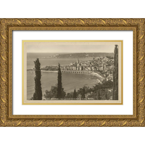 Summer in France VI Gold Ornate Wood Framed Art Print with Double Matting by Unknown