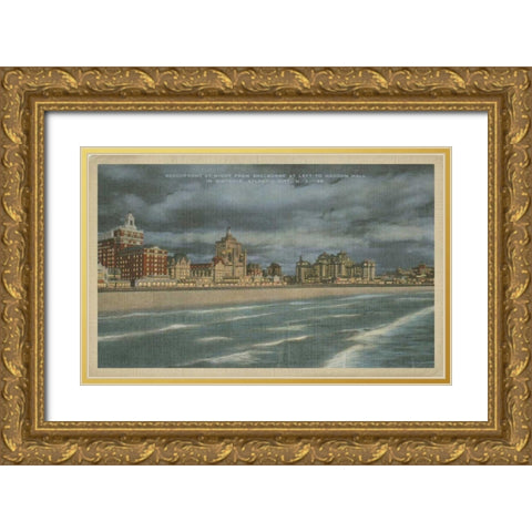 Atlantic City, NJ- VII Gold Ornate Wood Framed Art Print with Double Matting by Unknown