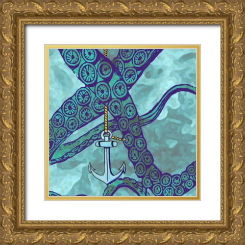 Misadventure IV Gold Ornate Wood Framed Art Print with Double Matting by Ludwig, Alicia